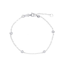 Pulsera Tifany Oro Blanco Irantzuline