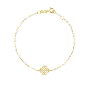 Pulsera Lucky Clover Diamantes Oro Gigi Clozeau