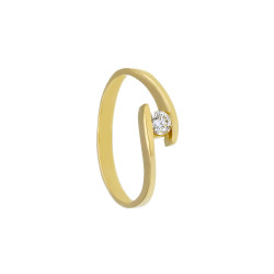 Anillo Emily Oro Amarillo Diamantes Irantzuline