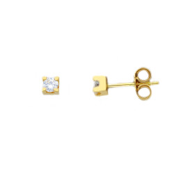 Pendientes Emily Oro Amarillo Diamantes Irantzuline