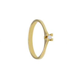 Anillo Emily Oro Amarillo Diamantes Irantzuline