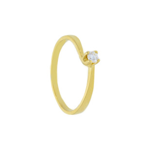 Anillo Emily Oro Amarillo Diamantes Irantzuline