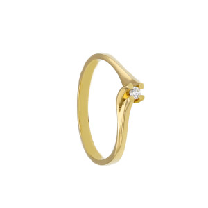 Anillo Emily Oro Amarillo Diamantes Irantzuline