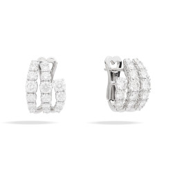 Pendientes Oro Blanco Diamantes Recarlo