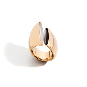 Anillo Eclisse Midi Oro Rosa Madreperla Vhernier