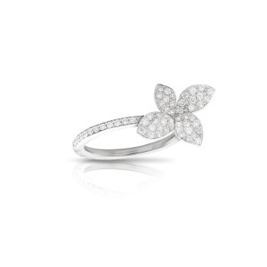 Anillo Petit Garden Oro Blanco Diamantes PasqualeBruni