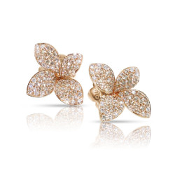 Pendientes Petit Garden Oro Rosa Diamantes PasqualeBruni