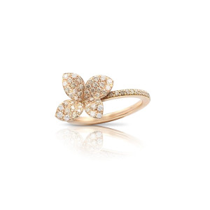 Anillo Petit Garden Oro Rosa Diamantes PasqualeBruni