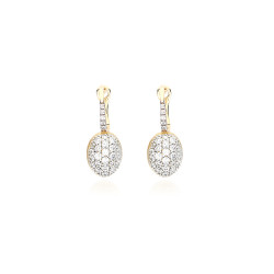 Pendientes Boules Oro Amarillo Diamantes Nanis