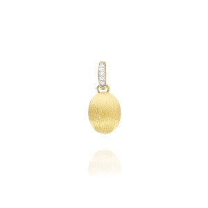 Colgante Boules Oro Amarillo Diamantes Nanis